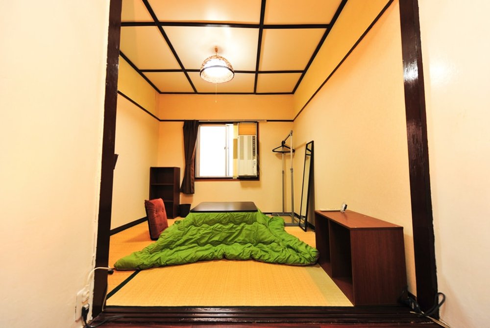 Orange House guest room.