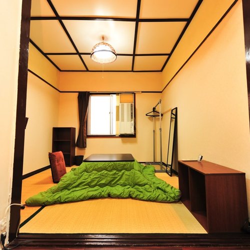 Orange House guest room.